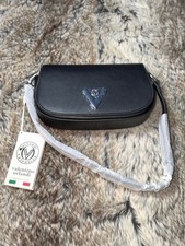 VALENTINO ORLANDI LUXURY ITALIAN DESIGNER BLACK SHOULDER BAG  MSRP $199.99