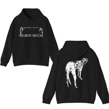 Death Grips Death Album Tour Merch Dalmatian Black Pullover Hoodies All Size