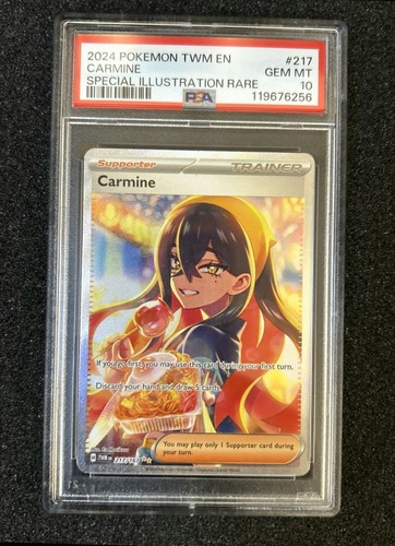 Carmine graded PSA 10 for sale on eBay