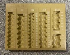 MMF Industries Countex II 6 Compartment Coin Change Counter Sorter Tray 21-6110