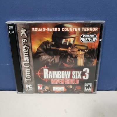 Tom Clancy's Rainbow Six 3 Raven Shield (PC, 2003) 2 Disc Game Ubisoft Complete)