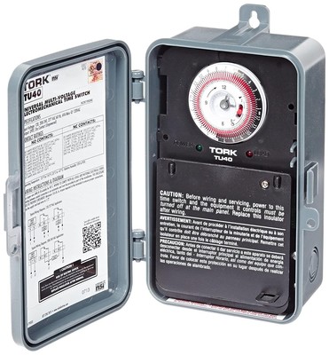 Industries TORK TU40 Indoor/Outdoor 40-Amp Universal Multi-Volt Electromechan...