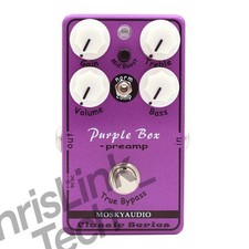 MOSKY Purple Box Pedale per chitarra effetto overdrive/preamplificatore/comp