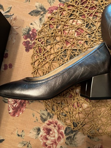 Vionic Block Heel Shoes In Pewter