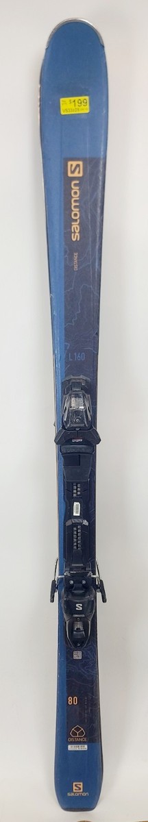 Used $600 Salomon Distance 80 Skis & Salomon M10 Gripwalk Bindings