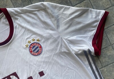Adidas FC Bayern Munchen Jersey Shirt Men's 3XL White T Mobile | eBay