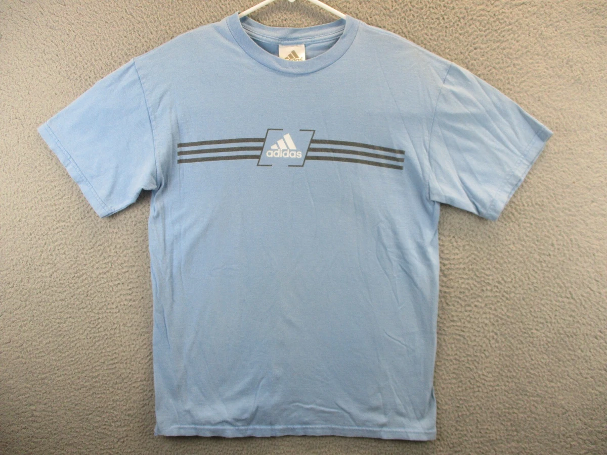 Adidas Adult Men&#039;s Short Sleeve Light Blue | eBay