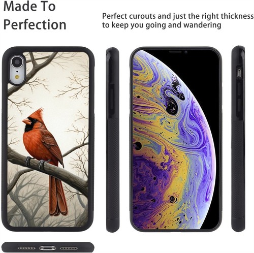 For Samsung A15 A16 S23 S24 S25 Ultra FE happy red cardinal Anti scratch Cover - 第 9/25 張圖片