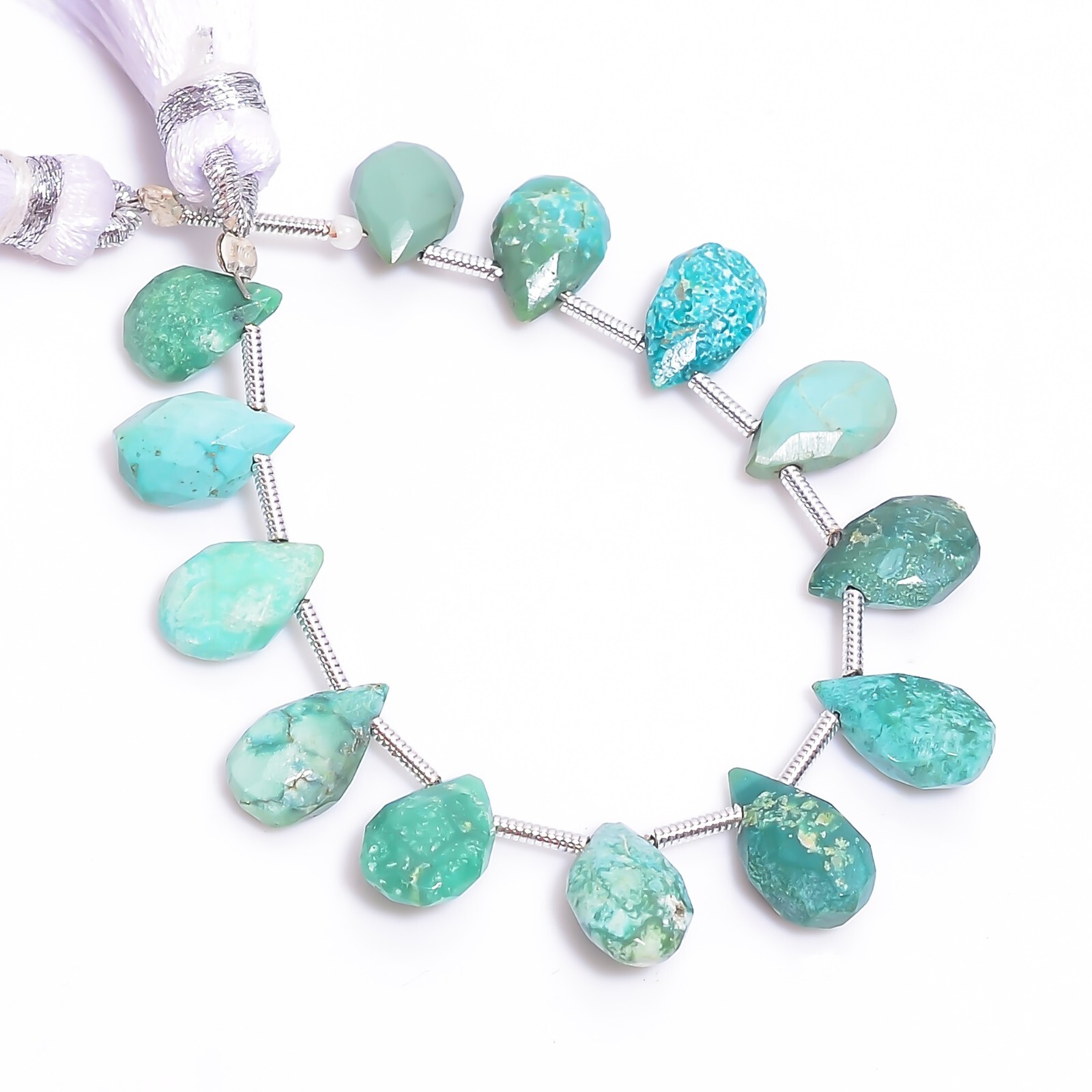 London Blue Topas Armband 3mm Rondellen - Facettierte Edelsteinperlen Mit Goldverschluss 17,8cm