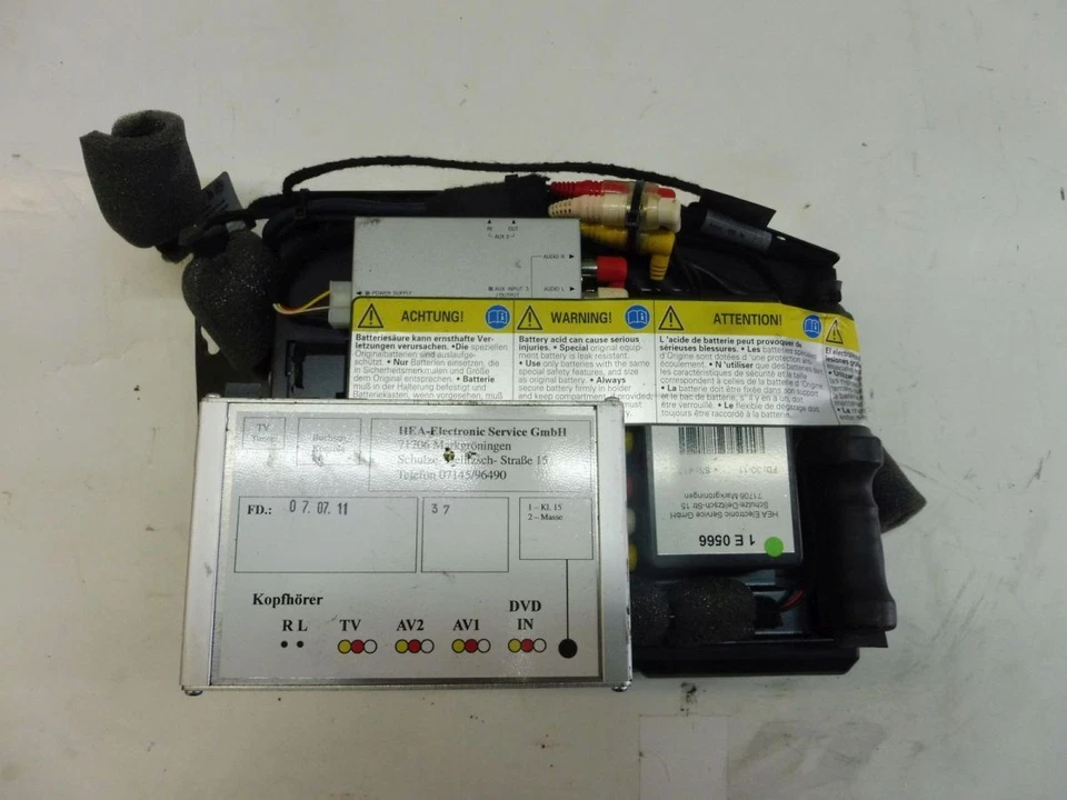 CD-Wechsler 6-Fach mit Halterung, Mit TV Tuner PHAETON (3D_) 3.0 V6 TDI 4MOTION - Bild 2 von 4