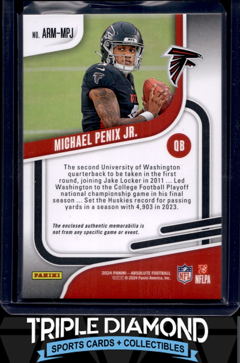 2024 Panini Absolute Michael Penix Jr Rookie Materials Patch