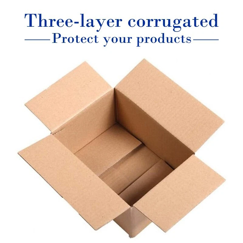 9x7x4 kraft paper transport box, cardboard transport box for mailing and storage - Image 4 of 4