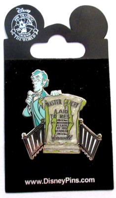 WDW HAUNTED MANSION MASTER GRACEY LAID TO REST NO MOURNING PLEASE AT HIS REQUEST