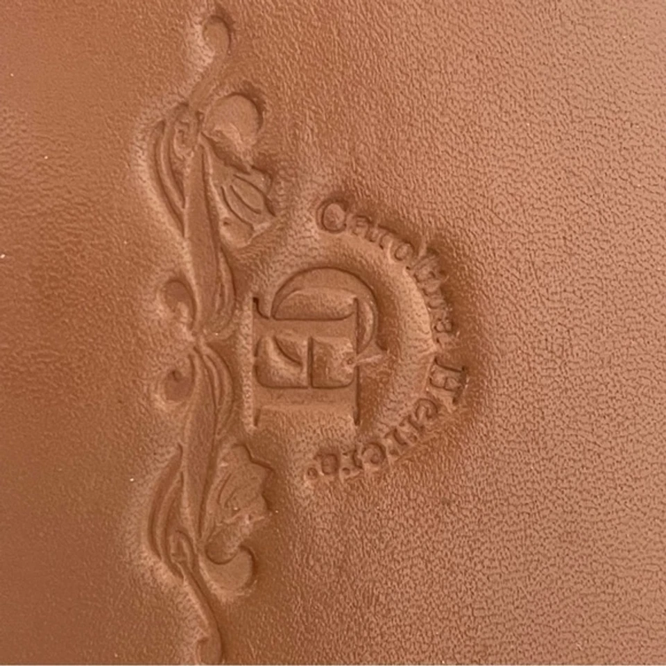 Винтажный итальянский женский бумажник Carolina Herrera из богатой эластичной кожи - Изображение 4 из 4