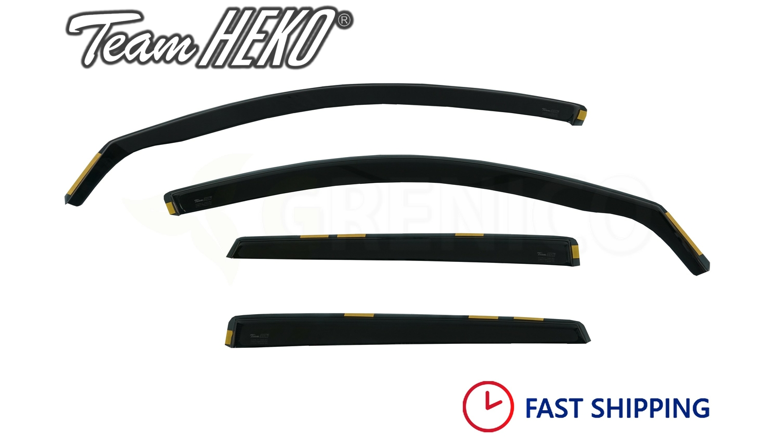 Wind Deflectors HEKO compatible with SKODA Karoq 5doors crossover 2017