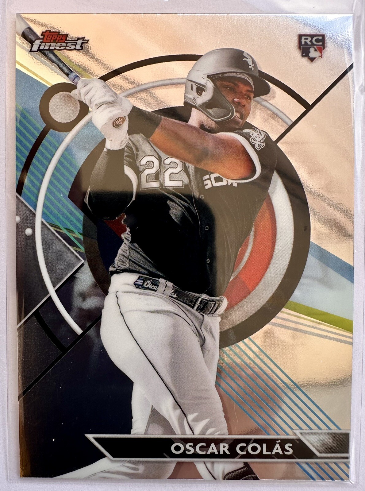 2023 Topps Finest - Refractor #56 Oscar Colas (RC)
