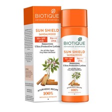 Biotique Bio Sandalwood Sunscreen Ultra Soothing Face Lotion, SPF 50 Free Ship