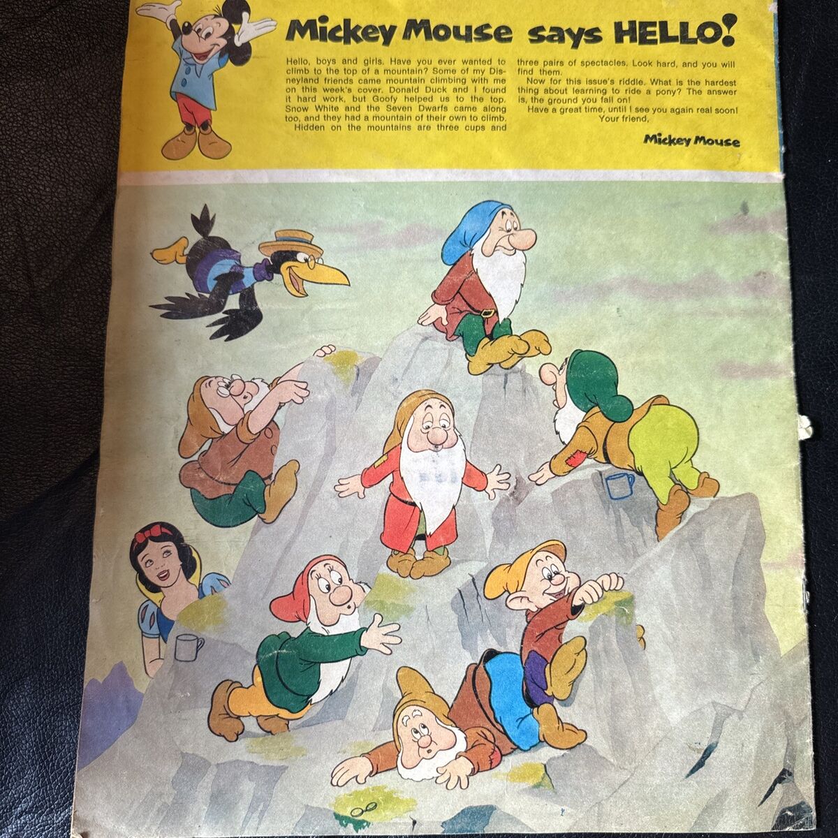 Vintage Disneyland Magazine No. 80 1973 - Alice - Dumbo Vintage Disneyland Magazine No. 80 1973 - Alice - Dumbo