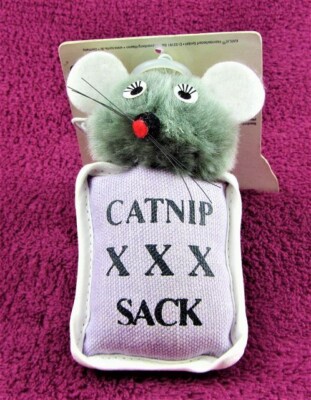 NEU: Karlie Katzen Spielzeug Canvas  Maus Cat Toy 46308 Catnip Spielmaus Sack