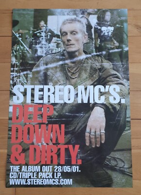 Stereo Mcs Deep Down And Dirty Double Sided Promotional Poster Ultra Rare