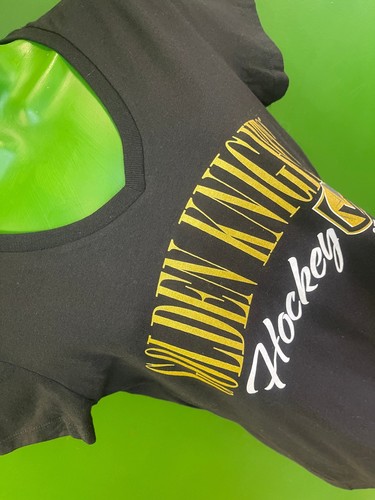 NHL Vegas Golden Knights Black V-Neck T-Shirt Women's Large NWT - Picture 5 of 8
