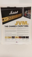 MARSHALL JVM GUITAR AMPLIFIERS  AD.  - 11X8.5 - PRINT AD.  6