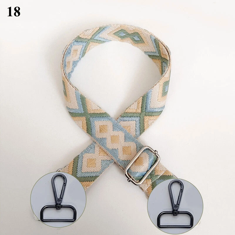 Colorful Wide Ethnic Style Bag Belt Casual Accessory  