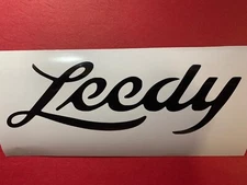 Leedy Repro Logo - Adhesive Vinyl Decal for Bass Drum Reso Head