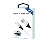 Lot/24 3FT Heavy-duty Charge Sync USB Cable for iPhone, V8, Type C Wholesale