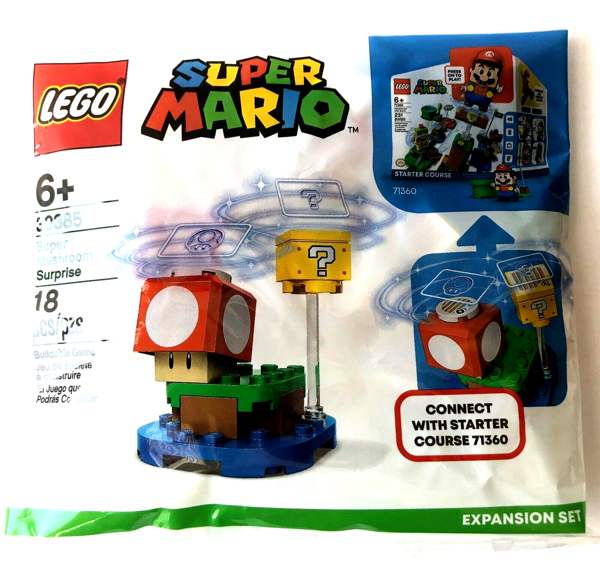 LEGO Super Mario Super Mushroom Surprise Expansion Set 30385