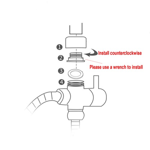 Complete Shower Kit Twin Head Waterfall Chrome Adjust Riser Rail with