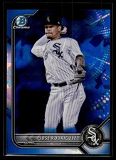 Jose Rodriguez 2022 Bowman Chrome Sapphire Edition Card #BCP-185