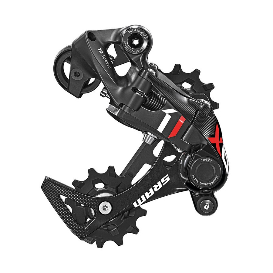 cambio x01 dh 10v gabbia corta rosso 2137900979 SRAM bicicletta