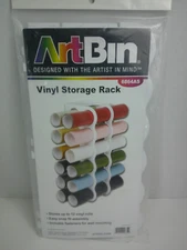 ArtBin Vinyl Craft Storage Rack Cricut 6864AS Snap Fit Holds 12 Vinyl Rolls