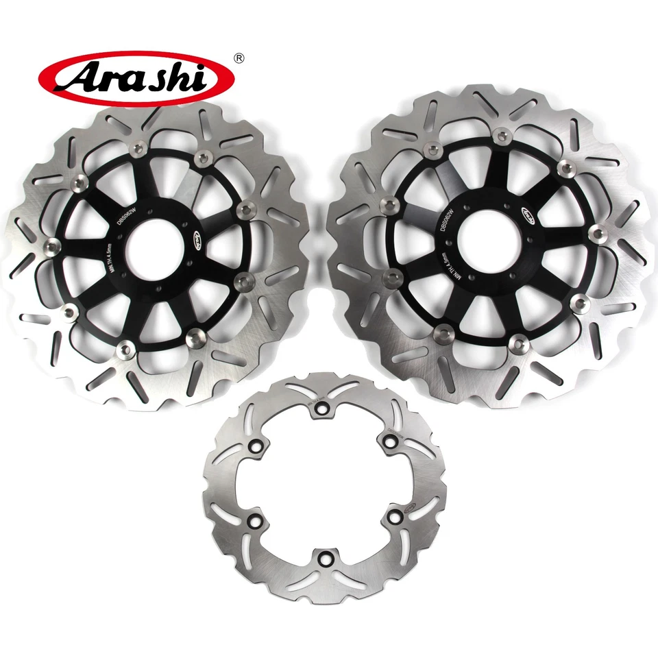 Rotores de disco de freno delanteros traseros para Honda CBR1100XX 1999-2007 X ELEVEN 1100 2000-03 Foto 2 de 4