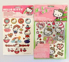Hello Kitty Sanrio 2011 Tattoos 2012 Stickers Unopened New Old Stock Lot Of 2