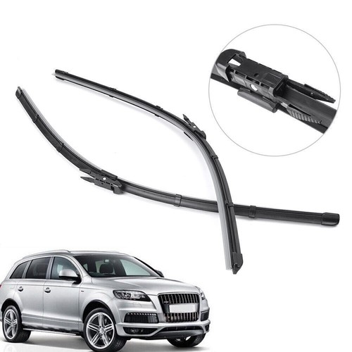 26"+26" Front Windshield Wiper Blades Bracketless Fit for AUDI Q7 2006