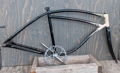 ヴィンテージ　真鍮製フレーム Vintage 1940 Prewar Schwinn DX Bike FRAME FORK++26