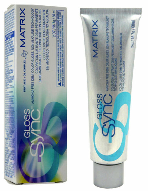 Matrix Gloss Sync Demi Permanent Hair Color 6CR 2 oz Tube