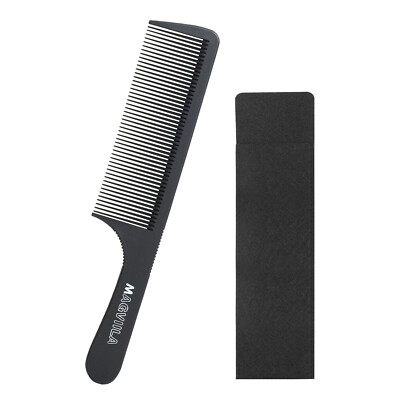 Large Wide Tooth Anti-Static & No Snag with handle Comb with travel bag