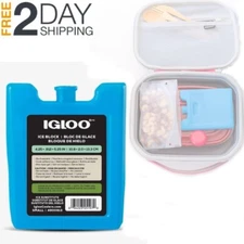 Ice Blocks for Lunch Boxes Work Cold Bags Picnic Backpack Cooler Freezer Cooling