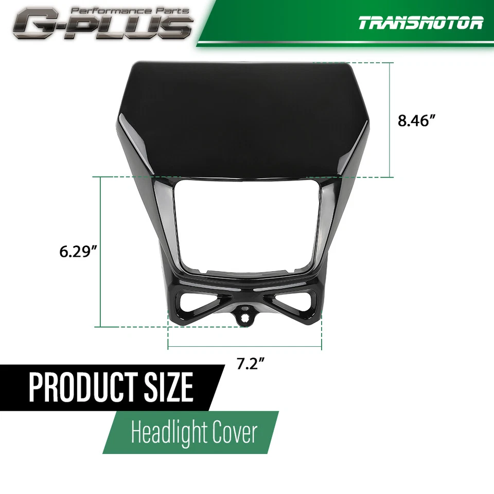 Cubierta de faros apta para Suzuki DR-Z400S DRZ400SM DR200S DR650SE 51811-29F50-019 Foto 3 de 4