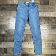 Levi’s 721 Women’s Size 27 High Rise Skinny Jeans Blue Medium Wash Denim Stretch