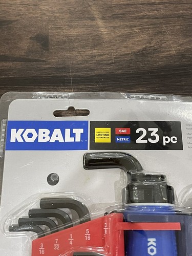 KOBALT #0498877 Ball End Hex Key 23 piece Set NEW (F3) - Picture 2 of 10