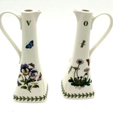 Portmeirion Botanical Oil And Vinegar Cruet Set 8"