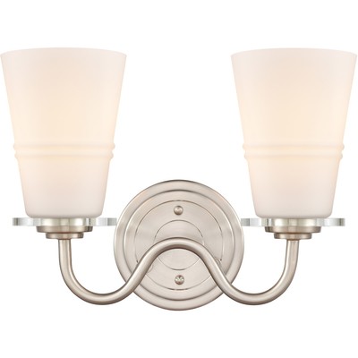 Innovations Lighting 421-2W-SN-W-LED Scarlett Bathroom Vanity Light Satin Nickel