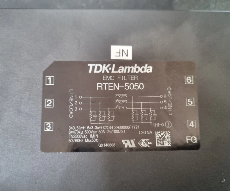 TDK-LAMBDA RTEN-5050 EMV FILTER (R2S6.4) - Bild 4 von 4