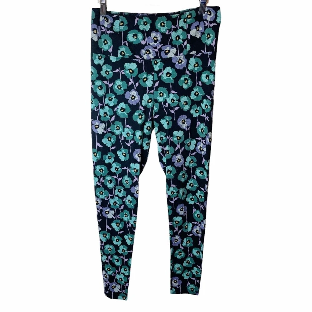 Aritzia Sunday Best Floral Cotton Blend Leggings Size Large