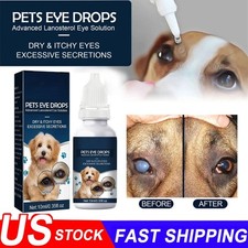 Eye Drops for Pets Bacterial,Viral and Fungal  Infections Dog Cat Treatment US