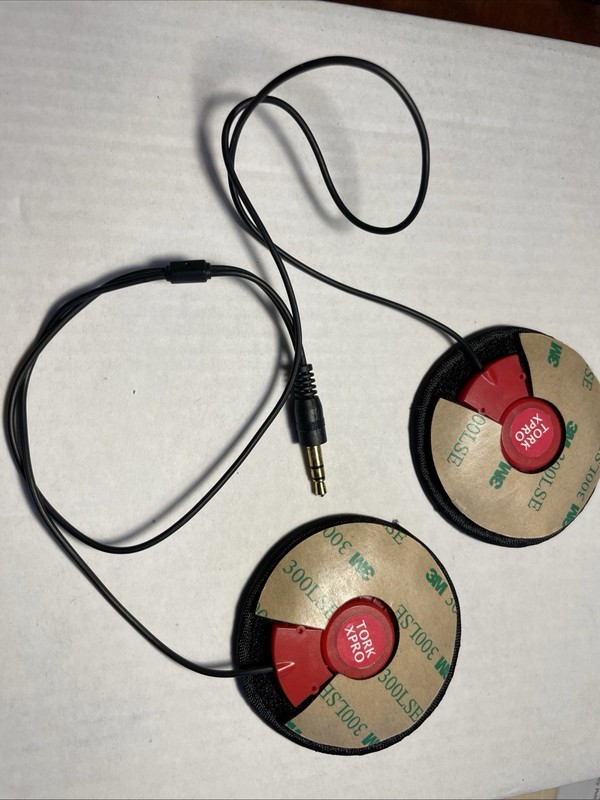 Tork X-Pro Motorcycle Helmet Speakers (with Volume Control)
